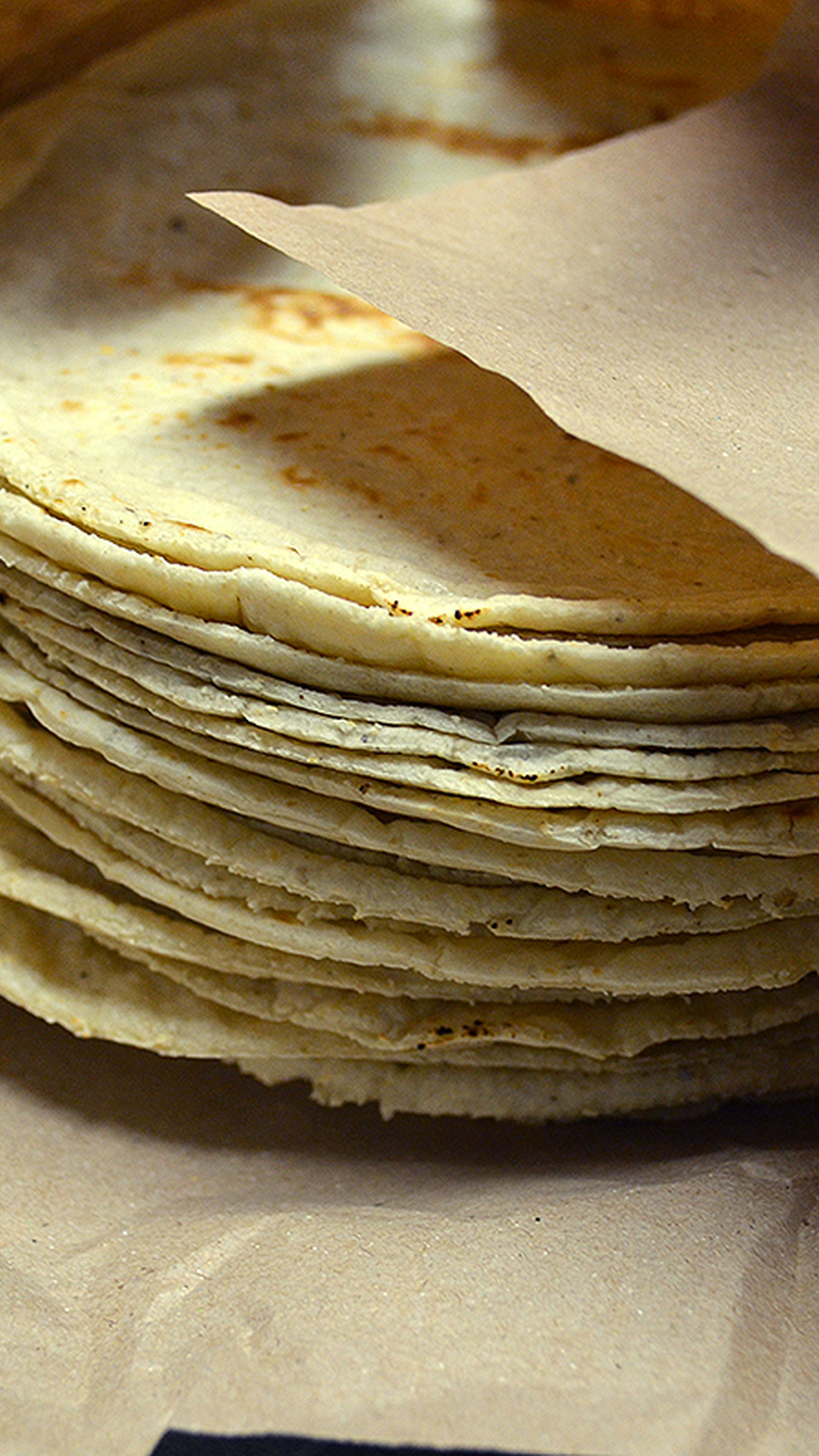 Tortillas de maíz — stack real (norte frame3)